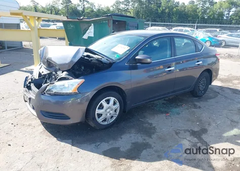 2014 Nissan Sentra Sv из США, поврежденный, VIN 3N1AB7AP4EY309618